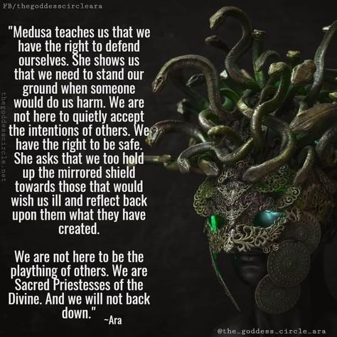 Medusa Quotes, Medusa Greek Mythology, Shaman Woman, Goddess Magick, Medusa Gorgon, Divine Feminine Spirituality, Energy Healing Spirituality, Divine Mother, Goddess Energy