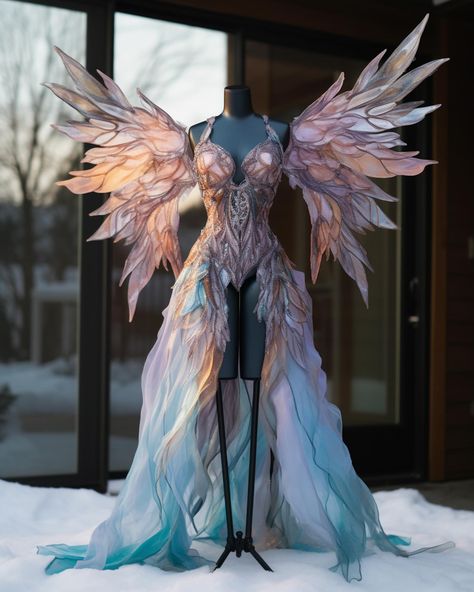 Can someone please explain to me why Arizona doesn’t have a Fantasy Ball?! If we did I’d love to go as winter fae ❄️ I’d probably make my… | Instagram Fae Clothing, Winter Fae, Fae Ball, Fae Costume, Royalty Dr, Reference Clothes, Fantasy Ball, Fairy Gown, Book Friends