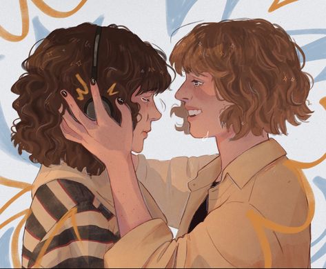 Starnger Things, Stranger Things Have Happened, Stranger Things Art, Stranger Things Characters, Five Guys, Lgbt Art, Stranger Things Funny, Life Is Strange, Ship Art