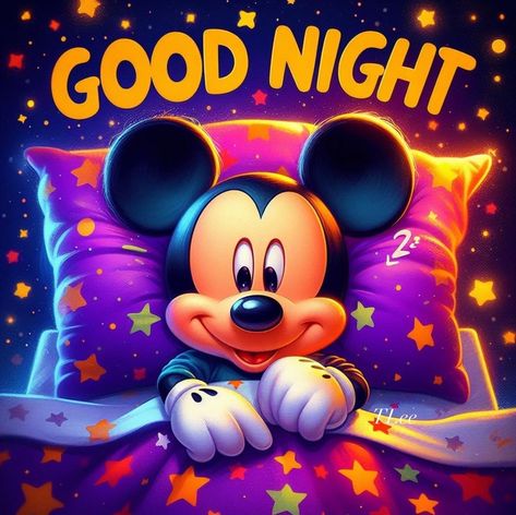 Good Night Mickey Mouse, Mickey Mouse Good Night, Mickey Quotes, Good Night Hug, Good Night Quotes Images, Good Night Prayer Quotes, Disney Best Friends, Good Morning Love Gif, Blessed Night