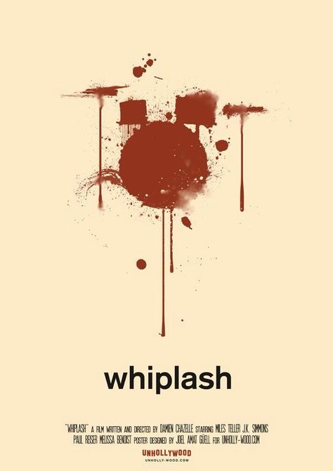 Whiplash Music Movie Poster, Whiplash 2014, Whiplash Poster, Whiplash Movie, Desenio Posters, Minimalistic Posters, Hollywood Poster, Damien Chazelle, Film Vintage