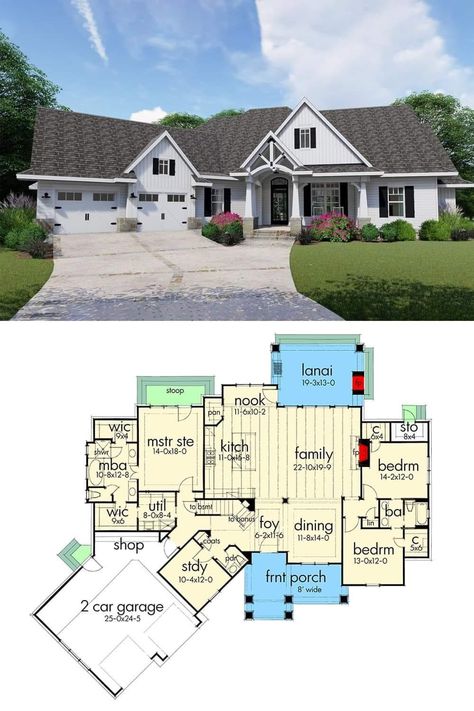 Homes With Angled Garage, 2 000 Sq Ft House Plans Open Floor 2 Story, Angled Garage House Plans 2000 Sq Ft, 2000 Sq Ft 4 Bedroom House Plans, Two Story Floor Plans 4 Bedroom, 2000 Sq Ft House Plans With Basement, Angled Garage Floor Plans, Small Mansion, Bonus Room Floor Plan