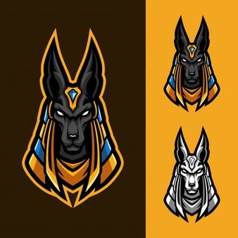 Premium Vector | Anubis logo vector hipster retro vintage label illustration Anubis Logo, Sports Illustrations Design, Egyptian Anubis, Sports Branding, Spiderman Art Sketch, Sports Logo Design, Sport Illustration, Mascot Logo, Logo Set