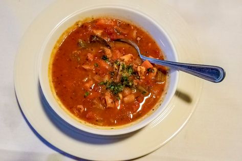 Conch Chowder Recipe | Real Food Traveler.  Real deal - adds the splash of sherry when served. Conch Chowder Recipe, Conch Chowder, Bisque Recipes, Spicy Salt, Stews Recipes, Chowder Soup, Chowder Recipe, Regional Food, Chowder Recipes