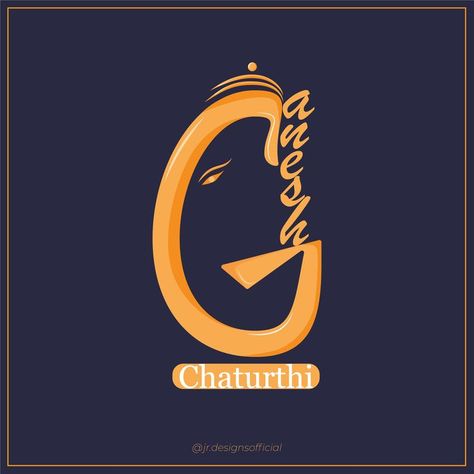 Ganesh Chaturthi Typography poster #typography #ganeshchaturthi #ganpati #2021 #poster #illustration Ganesh Chaturthi Poster Design, Ganesh Chaturthi Poster, Creative Typography Design, Poster Typography, Out Of Your Mind, Creative Poster, Poster Illustration, Creative Typography, Ganesh Chaturthi