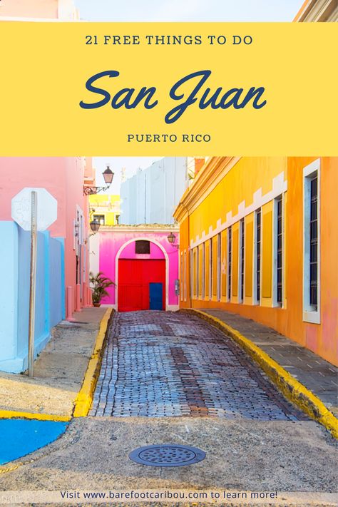 Welcome to San Juan, Puerto Rico! This island paradise is teeming with activities and adventures, but it can also be quite expensive. If you are on a budget and looking for some free fun, here is a list of the best free things to do in San Juan. From exploring Old San Juan to lounging on the beach, there is something for everyone in this vibrant city. So without further ado, let’s get started! #PuertoRico #SanJuan #VisitPuertoRico #PuertoRicoVacation #FreeThingsToDo #ThingsToDo #BudgetTravel Puerto Rico Vacation, Old San Juan, Island Paradise, San Juan Puerto Rico, Destin Beach, Free Things To Do, Free Fun, Free Things, San Sebastian