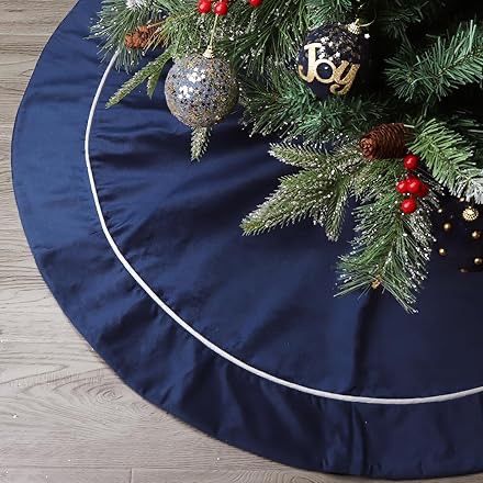 Amazon.com Shopping Cart Rustic Vintage Christmas, Blue Tree Skirt, Vintage Christmas Tree Decorations, Xmas Tree Skirts, Blue Tree, Vintage Christmas Tree, Tree Skirt, Chorus, Xmas Tree