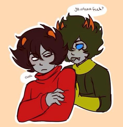 Kankri X Mituna Homestuck Comic, Homestuck Trolls, Homestuck Characters, Home Stuck, Homestuck, Ship Art, Web Interface, View Photos, Concept Art