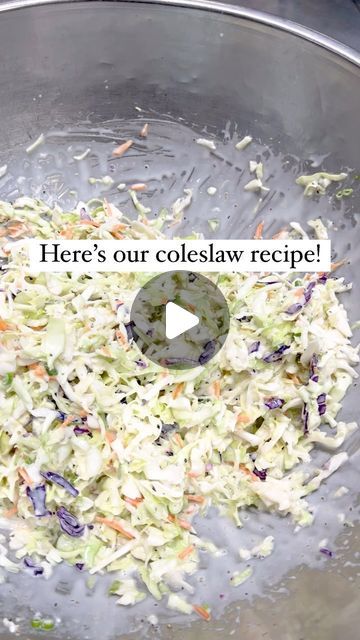 Sweet Baby Ray's Restaurant & Catering on Instagram: "Chef shares his coleslaw recipe  • • • • • • #bbqsides #coleslawrecipe #food #cooking" Cottage Cheese Coleslaw, Coleslaw Recipe Sweet, Sweet Restaurant Slaw, Cheese Slaw Recipe Southern Living, Lees Coleslaw Recipe, Dinosaur Bbq Coleslaw Recipe, Mexican Street Corn Salad Recipe, Coleslaw Salad, Slaw Dressing