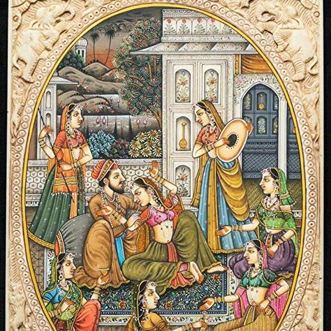 Rajasthani Miniature Paintings, Print Development, Mughal Miniature, Mughal Miniature Paintings, Rajasthani Painting, Indian Miniature, Mughal Art Paintings, Rajasthani Art, Mughal Architecture