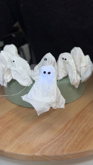 374K views · 3.2K reactions | Incredible DIY Ghost Lights | Incredible DIY Ghost Lights Can't believe how cute these paper-mache ghost turned out. All you need is toilet paper, glue, water, and foil. | By Natalini | Facebook Toilet Paper Ghosts, Paper Mache Ghost, Paper Ghost, Diy Ghost, Ghost Diy, Ghost Lights, Diy Towels, Paper Glue, Halloween 2024