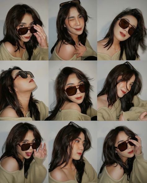 Collages Pict Sunglasses Poses Photo Ideas, Pose With Sunglasses, Popular Shoe, Self Photography, Best Filters For Instagram, Self Portrait Poses, Stylish Photo Pose, Pic Pose, Miz Mooz