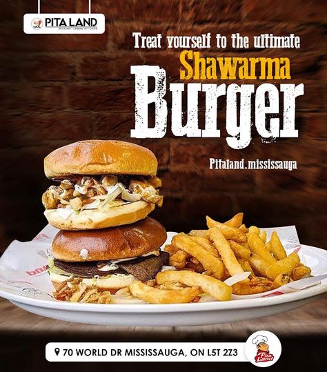 Shawarma Burger, Beef Shawarma, Place Your Order, Iftar, Chicken Burgers, Traditional Food, Hamburger Bun, Mouth Watering, Pita