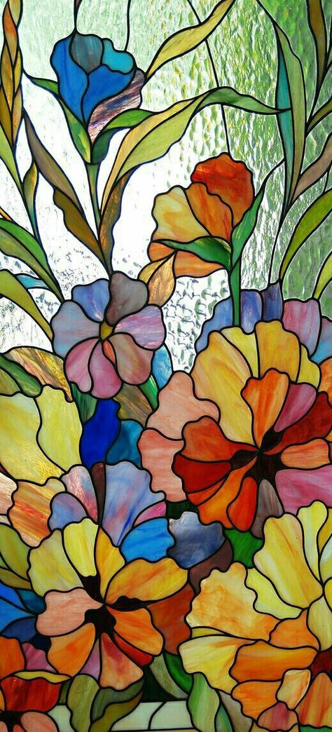 Sasi Stained Glass Quilt, زجاج ملون, Glass Painting Designs, Mosaic Stained, Stained Glass Paint, Pola Sulam, Stained Glass Diy, Stained Glass Flowers, Stained Glass Crafts