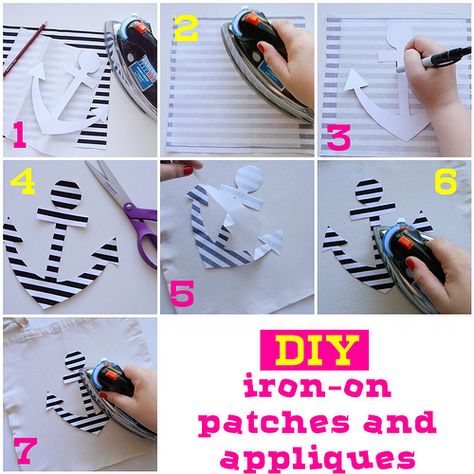 Diy Iron On Patches And Appliques  •  Free tutorial with pictures on how to make a patches in under 60 minutes How To Make Iron, How To Make Patches, Fabric Crafts Diy, Applique Tutorial, Iron On Fabric, Diy Patches, 15 Diy, Iron On Applique, How To Make Diy