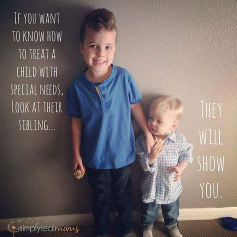 They have unconditional love. They don't look at the outside but the heart. Everyone should do the same Special Needs Quotes, Heartwarming Quotes, Sibling Quotes, Power Quotes, Special Needs Mom, Teaching Special Education, Heart Warming Quotes, Mom Life Quotes, Special Kids