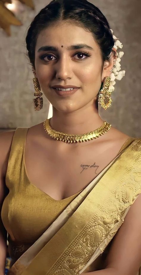 Priya Prakash Varrier Hot, Priya Varrier, Priya Prakash Varrier, Priya Prakash, American Indian Girl, Actress Pics, Bollywood Girls, Indian Beauty Saree, Desi Beauty