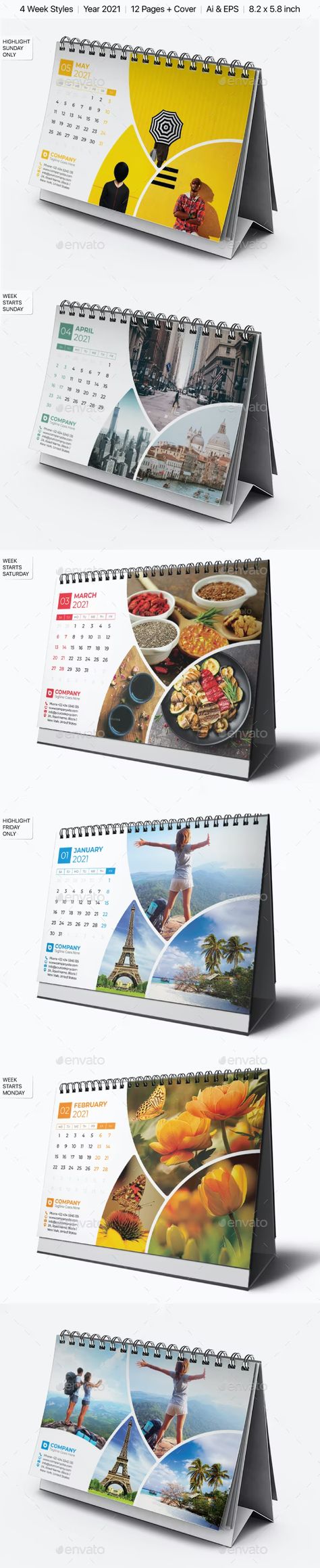 Desk Calendar 2021 by bulbul_bab | GraphicRiver Desk Calendar Design, Creative Calendar, Buy Desk, Calendar Layout, Fashion Calendar, Calendar 2023, Wall Desk, Graphic Design Layouts, Desk Calendar