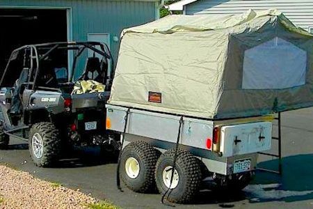 HAPPY UTV CAMPERS – UTV Action Magazine Utv Camping, Quad Trailer, Pop Up Tent Trailer, Scenic Places, Towing Vehicle, Camper Shells, Overland Trailer, Trailer Build, Tent Trailer