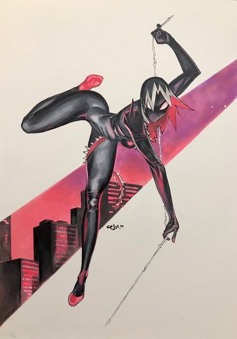 Wonder Woman Drawing, Marvel Spider Gwen, Dc Comics Women, Marvel Spiderman Art, Cyberpunk Character, Spider Gwen, Spider Woman, Marvel Girls, American Comics