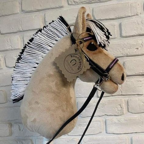 Horse On A Stick, Horse Stick, Fjord Horse, Cheap Hobbies, Rocking Toy, Stick Horses, Hobby Horses, Hobby Horse, Fur Fabrics