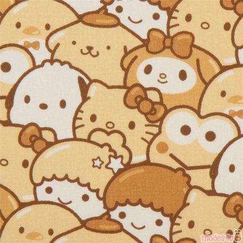 Pompompurin My Melody, Hello Kitty Pompompurin, Sanrio Danshi, Kiki Lala, Hello Kitty Aesthetic, Hello Kitty Characters, Sanrio Wallpaper, Movies And Series, Kitty Wallpaper