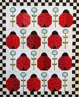 Ladybug Quilt, Row Quilt, Childrens Quilts, Cute Quilts, Animal Quilts, Quilt Designs, Art Quilt, Quilting Tips, Clever Crafts