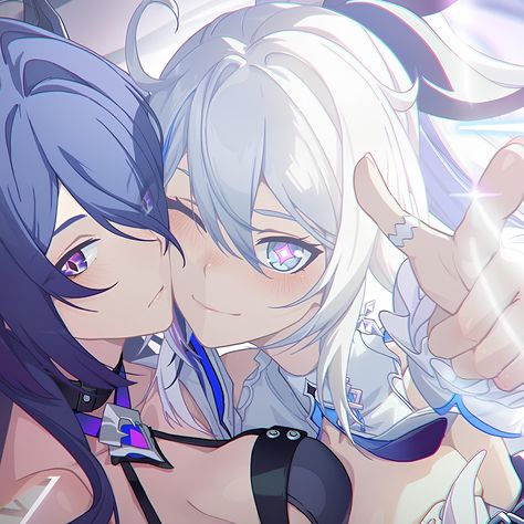 Artist: @fjx117 [Twitter / X] ★ / ★ Name: Honkai: Star Rail (Game) <3 #HonkaiStarRail #Acheron #İcon #Pfp #Matchingİcon #MatchingPfp Kiana Mei Matching Pfps, Genshin Siblings Matching Pfp, Mei X Kiana Matching Pfps, Sprite Pose Reference, Jane And Seth Zzz Matching Pfp, Honkai Star Rail Trio Matching Pfp, Sushang And Guinaifen, Hsr Trio Matching Pfp, Stellaron Hunters Matching Pfps