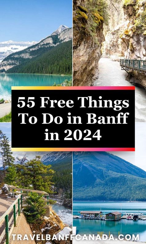 Visiting Banff on a budget and looking for free things to do in Banff National Park? We've got the guide just for you! While it's true that Banff is a world-class destination and can be pretty pricey, there are so many things you can do in Banff for free. So plan your epic Banff vacation today add these activities to your Banff summer bucket list 2024. Things To Do In Banff Summer, Banff National Park Summer, Banff Itinerary Summer, Banff Activities, Banff Vacation, Banff Summer, Banff Trip, Travel Montana, Things To Do In Banff