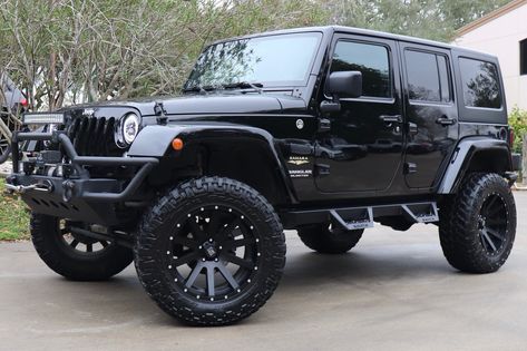 Custom or stock we have them! www.selectjeeps.com Black On Black Jeep Wrangler, Jeep Wrangler Blacked Out, Jeep Wrangler All Black, Black Jeep Sahara, Black Jeep Wrangler Sahara, Blacked Out Jeep Wrangler, All Black Jeep, Black Jeep Wrangler Unlimited, Jeep Wrangler Black