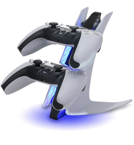 -PS5 CONTROLLER CHARGER STATION
-FAST CHARGING
-EASY TO USE
-PS5 CONTROLLER DOCK LED
-SAFE PROTECTION 
-SAVE SPACE
-MATCHED COLOR Controller Charging Station, Playstation 5 Controller, Ps5 Controller, Remote Holder, Charger Station, Turn Blue, Rgb Led Lights, Charging Dock, Wireless Controller