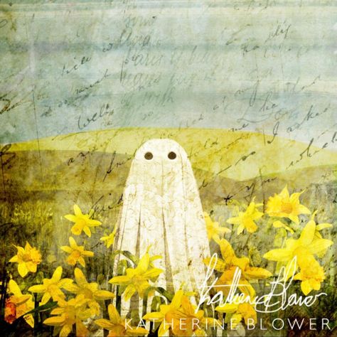 Katherine Blower on Instagram: “I hope you’re all doing well? Just a quick announcement my Etsy shop will reopen Monday 1st March! With a big shop update with new pieces…” Ghosts Illustration, Katherine Blower, Ghost Illustration, Art With Meaning, Ghost Party, Horror Show, Cute Ghost, Halloween Art, Cute Illustration