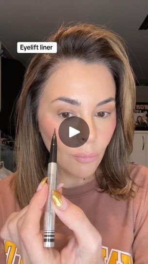 560K views · 35K reactions | Eyelift eyeliner #eyeliner #eyelining #eyelinertutorial #eyelinerhacks #makeupover40 #over40 #eyelift #matureskinmakeup #makeupartist #makeuphacks #fyp using the new @hauslabs clear cut precision liner | Erica Taylor | ericataylor2347 · Original audio Affordable Eyeliner, Erica Taylor, Applying Eyeliner, Red Hair Looks, Makeup Contour, Makeup Over 40, Eye Liner Tricks, Eye Lift, Eyeliner Tutorial