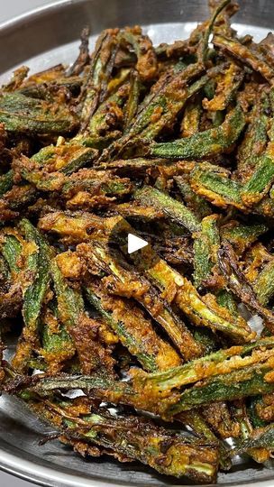 6.5K views · 7.7K reactions | Kurkuri bhindi😋😋

#kurkuribhindi #कुरकुरीभिंडी #howtomakekurkuribhindi | ushakorjani24 | atozdishes · Original audio Kurkuri Bhindi Recipe, Bhindi Recipe Indian Style, Kurkuri Bhindi, Bhindi Recipe, Making Rice, Recipe Indian, 10k Views, Indian Fashion, Different Styles