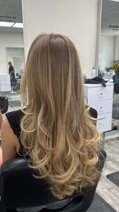 Balyage Long Hair, Cabelo Ombre Hair, Rambut Brunette, Summer Blonde Hair, Kadeřnické Trendy, Brown Hair Inspo, Brunette Hair With Highlights, Dirty Blonde Hair, Honey Blonde Hair