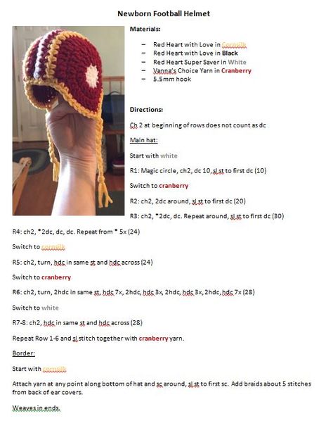 Crochet Football Helmet Pattern Free, Crochet Helmet Pattern Free, Crochet Football Beanie, Crochet Football Helmet, Crochet Football Pattern, Crochet Helmet, Crochet Baby Football, Crochet Football Hat, Football Crochet