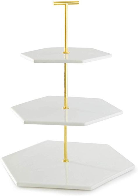 Modern Cake Stand, Tiered Serving Stand, Marble Pattern Design, Cupcake Tiers Stand, Kitchen Wares, Serving Stand, Silver Cake, Gold Home Decor, Gold Cake