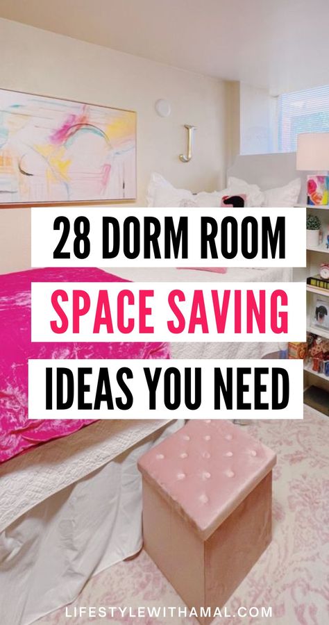 Looking for dorm space savers that will organize all things in your dorm room? You need these dorm room storage products that will make life easier in a small dorm! Seriously, most of these products are what I have used and 100% recommend you need in your dorm room organization tips! Small Dorm Organization Ideas, Small Dorm Room Storage Ideas, Small Dorm Storage Ideas, Small Dorm Organization, College Dorm Room Organization Ideas, Organize Dorm Room, How To Organize Dorm Room, Dorm Space Saving Ideas, Dorm Room Space Saving Ideas