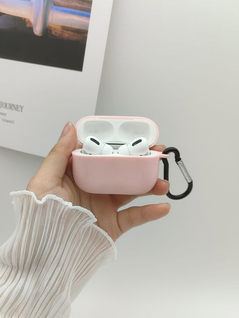 Pink    TPU   Embellished   Phone/Pad Accessories Pink Airpods Aesthetic, Airpods Pro Case Pink, Go Pro Aesthetic, Airpods Pro Case Aesthetic, Airpods Pro Aesthetic, Pink Airpods Case, Airpods Case Aesthetic, Pink Airpods, Airpods Pro Cases