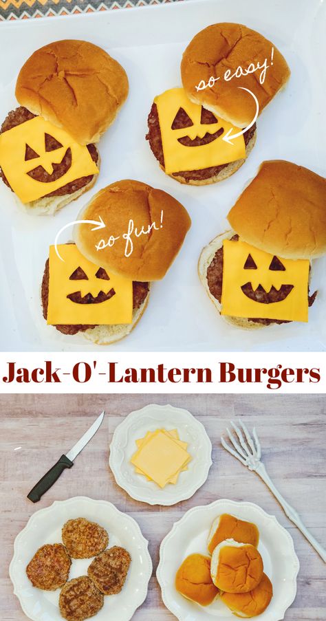 Halloween Burgers, Halloween Food Hacks, Halloween Lunch Ideas, Creepy Food, Healthy Halloween Food, Easy Halloween Snacks, Recetas Halloween, Halloween Lunch, Pumpkin Carving Party