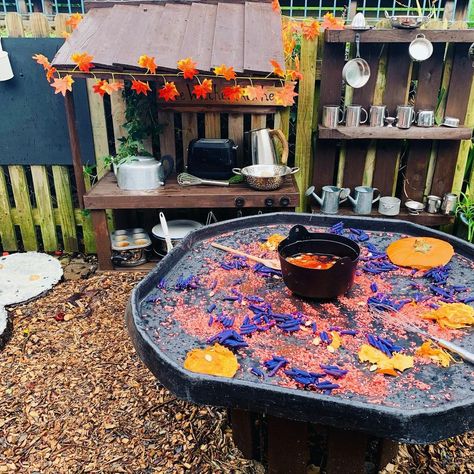 Witches Mud Kitchen, Mud Kitchen Ideas, Pumpkin Jelly, Witches Kitchen, Red Rice, Mud Kitchen, The Witches, Kitchen Witch, Summer Camp