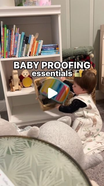 Tara McBride | Your First Time Mom Friend on Instagram: "BABY PROOFING ESSENTIALS 🔌👶🏼 - comment LINKS to receive the full list straight to your inbox 💌  Because we have a super mobile & curious baby now, it’s time I finished baby proofing our home. Wanted to share the tops things we are doing to baby proof although the list will go on and on as he gets older. Another thing we did immediately is put the remotes and electronics up out of reach since batteries are a common chocking hazard. We got bub a fake remote to chew on instead 🩵  If you are baby proofing your home soon or know someone who needs to, send them this reel and don’t forget to comment LINKS to be sent the full Amazon list to your DMs for shopping ease 🛍️🫡   #babyproof #babyproofing #babyproofingtime #babyproofing101 #b Baby Proof Storage, Baby Proof Living Room, Baby Proofing Ideas, Child Behavior, Amazon List, Baby Proof, Mom Friend, Kids Behavior, Baby Proofing