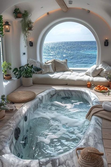 #sealovers #beachhousedecorbedroom #nature Mermaid House, Italian Summer Aesthetic, Dreams Spa, Italian Aesthetic, House By The Sea, Coastal Grandma, Tiny House Living, Italian Summer, European Summer