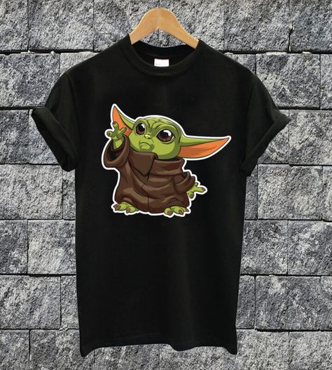 Yoda Shirt Ideas, Baby Yoda Disney Svg, Yoda Birthday Boy Shirt, Mandalorian Disney Shirt, Yoda Shirt, Baby Yoda Tee Shirt, Family Birthday Shirts, Star Wars Birthday, Star Wars Fan Art