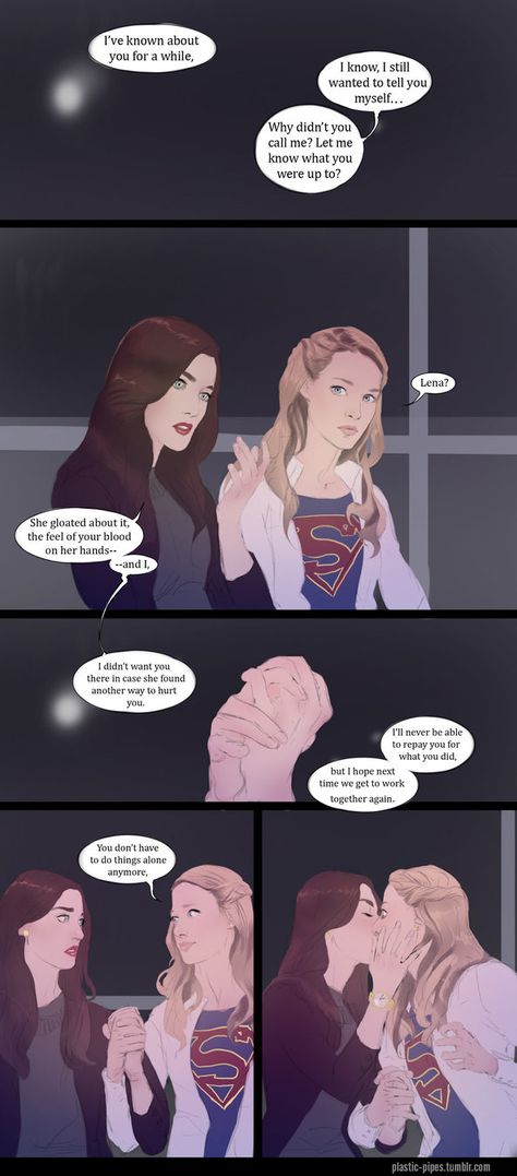 Afterwards by plastic-pipes Kara And Lena, Supergirl Tv, Supergirl Comic, Kara Danvers Supergirl, Lena Luthor, Lesbian Art, Supergirl And Flash, Lgbt Art, Katie Mcgrath