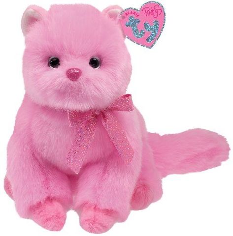 Cat Beanie Baby, Pink Stuffed Animals, Beanie Baby Bears, Baby Doll Nursery, Ty Beanie Boos, Soft Teddy Bear, Beanie Boos, Cute Stuffed Animals, Beanie Babies