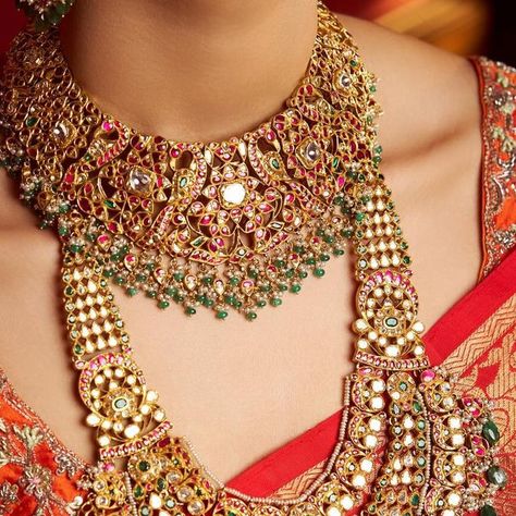 Nakshi Necklace, Temple Jewellery Earrings, Gold Haram, Kundan Jewellery Bridal, Diamond Jewelry Set, Choker Designs, Jewellery Bridal, Bridal Jewellery Design, Antique Jewellery Designs