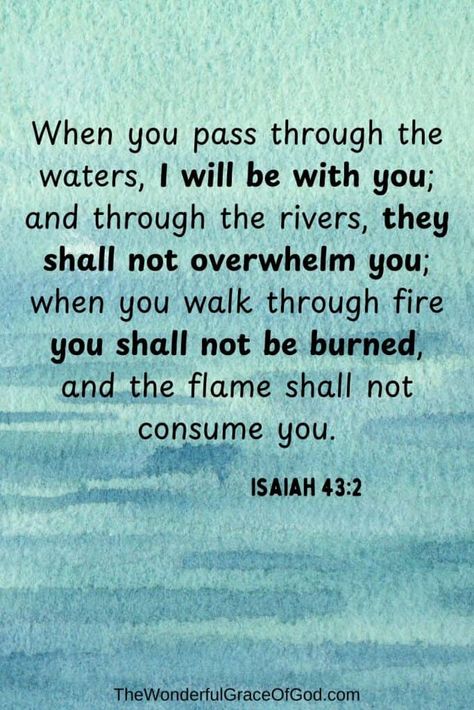 This list is full of the best Bible verses that everyone should know by heart! Memorizing these scriptures will bring you comfort during hard times or help you know God is always near. These bible verses are popular scriptures from the New Testament and Old Testament. Best Bible Verses, Isaiah 43, The New Testament, Broken Hearts, Old Testament, Knowing God, Hard Times, New Testament, Faith In God