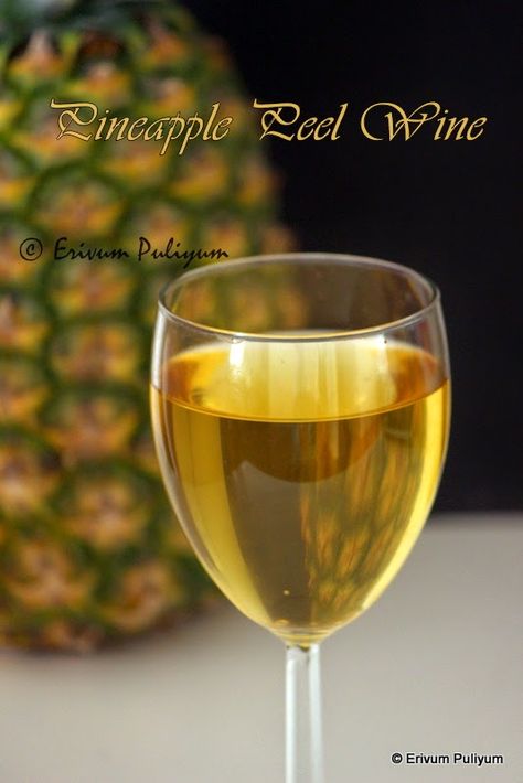 Erivum Puliyum: Pineapple Peel Wine (Homemade) Pineapple Wine, Homemade Electrolyte Drink, Pineapple Recipes, Shake Bottle, Homemade Wine, Electrolyte Drink, Bottle Cleaner, Plum Cake, Dry Fruits