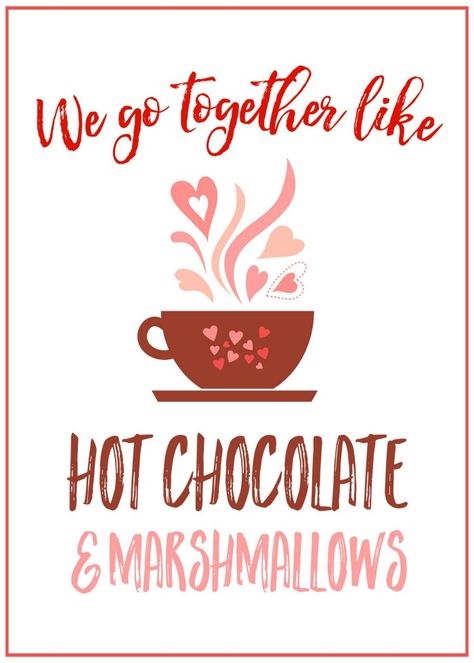 Hot Chocolate Sayings Quotes, Valentine Hot Chocolate Bar, Hot Chocolate Quotes Funny, Hot Chocolate Sayings, Frozen Hot Chocolate Bar, Hot Cocoa Quote, Cocoa Quotes, Hot Chocolate Quotes, Hot Chocolate Bar Printable